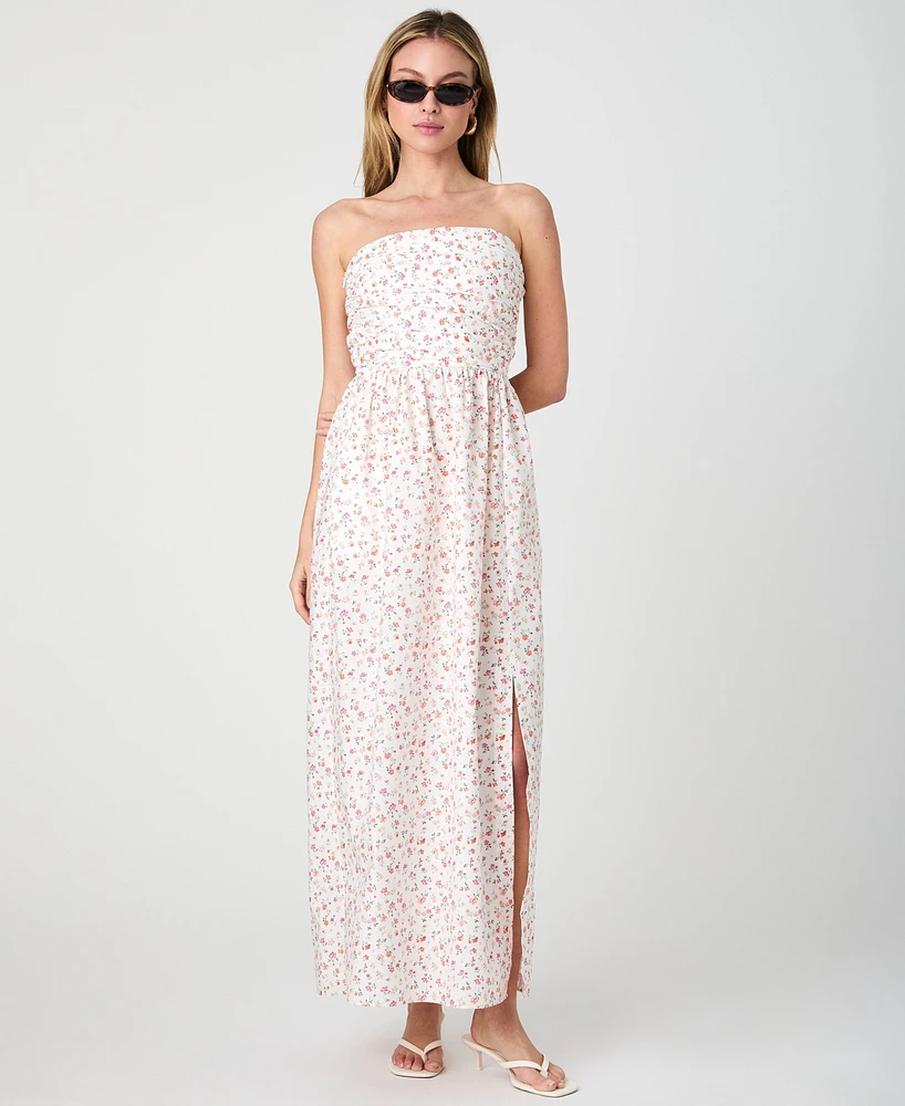 French Connection Women's Nomi Cotton Strapless Dress