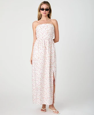 French Connection Women's Nomi Cotton Strapless Dress
