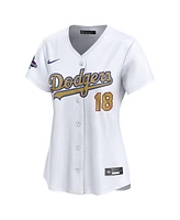 Nike Women's Yoshinobu Yamamoto White Los Angeles Dodgers 2025 Gold Collection Limited Jersey