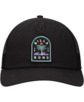 Billabong Men's Black Lounge Unstructured Trucker Adjustable Hat