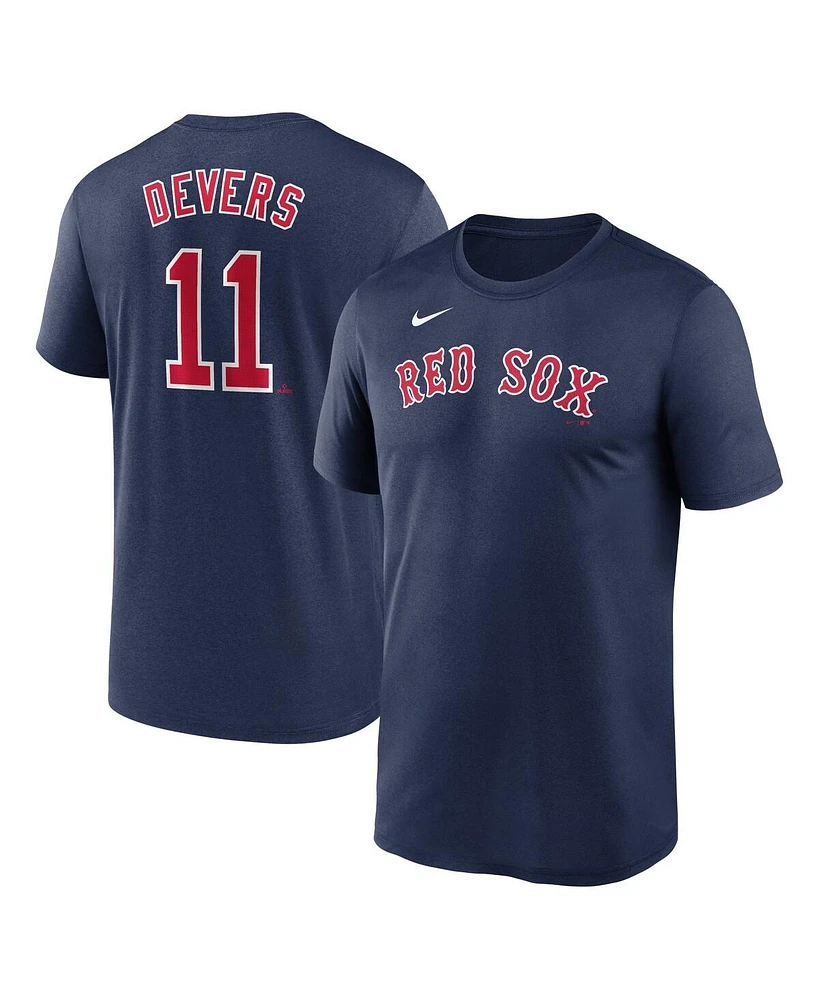 Nike Men's Rafael Devers Navy Boston Red Sox Legend Name and Number Home T-Shirt