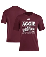 Adidas Men's Maroon Texas A&M Aggies Locker Swish Tri-Blend T-Shirt