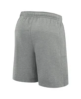 Nike Men's Heather Gray Michigan State Spartans Legacy Essential Fleece Shorts