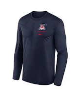 Nike Men's Navy Arizona Wildcats Primary Stack Legend Long Sleeve T-Shirt