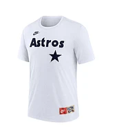 Nike Men's Nolan Ryan White Houston Astros Cooperstown Collection Name Number Tri-Blend T-Shirt