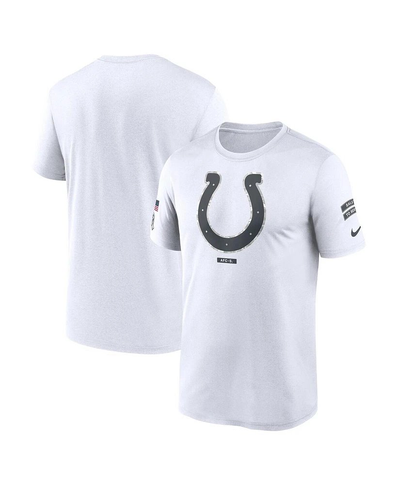 Nike Men's White Indianapolis Colts 2024 Salute To Service Legend Performance T-Shirt