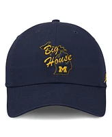 Jordan Men's Navy Michigan Wolverines Performance Club Swoosh Adjustable Hat