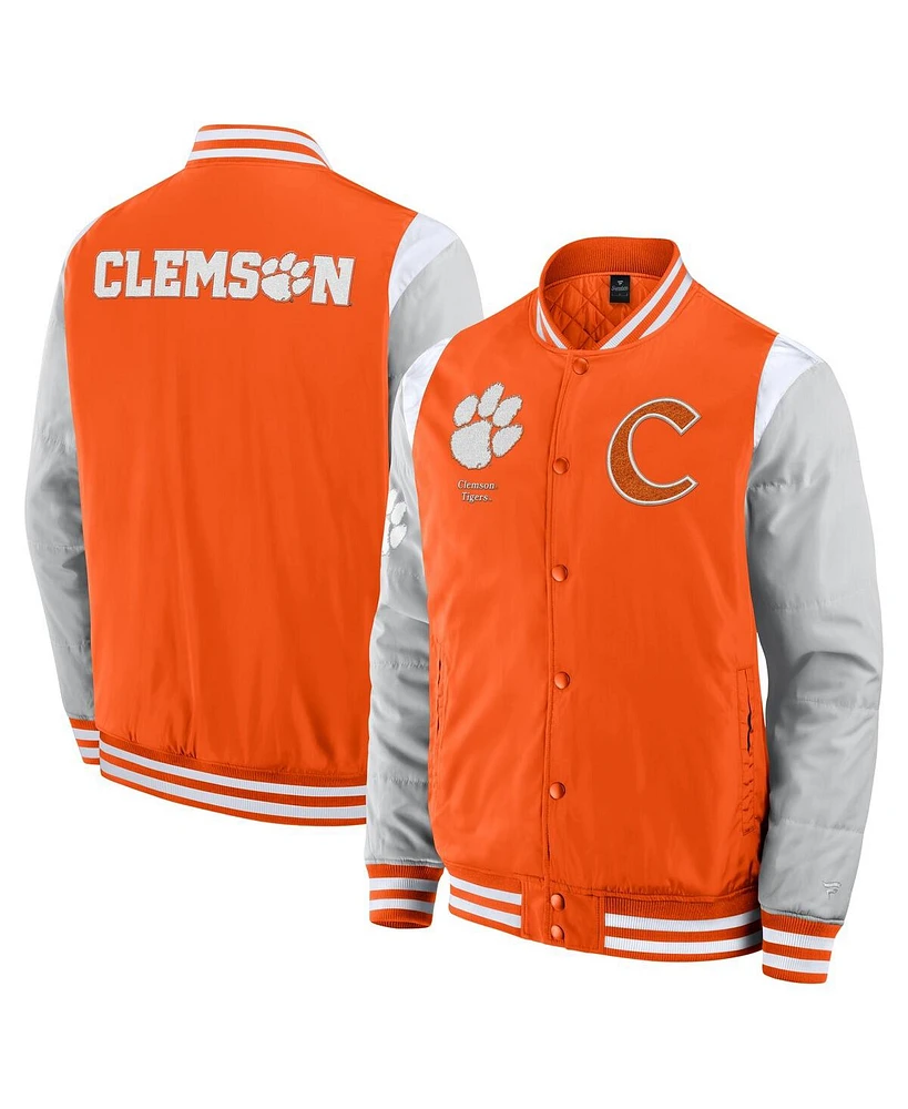 Fanatics Men's Orange Clemson Tigers Elements Elite Full-Snap Jacket