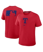 Nike Men's Red Texas Rangers Authentic Collection Early Work Tri-Blend Performance T-Shirt