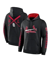 Fanatics Men's Black St. Louis Cardinals Big City Legacy Fleece Pullover Hoodie