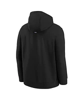 Nike Big Boys and Girls Black Toronto Raptors 2024/25 City Edition Club Fleece Pullover Hoodie