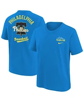 Nike Big Boys and Girls Blue Philadelphia Phillies City Connect T-Shirt