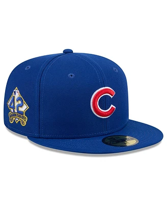 New Era Men's Royal Chicago Cubs 2025 Jackie Robinson Day 59FIFTY Fitted Hat