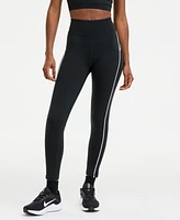 Id Ideology Women's Piped 7/8-Length Compression Leggings, Exclusively at Macy's
