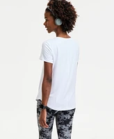Id Ideology Women's V-Neck Performance T-Shirt, Created for Macy's