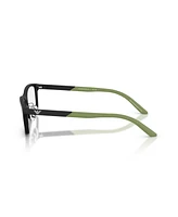 Emporio Armani Kids Men's Rectangle Eyeglasses, EK3009
