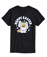 Airwaves Men's SpongeBob SquarePants Hoppy Easter Short Sleeve T-Shirt