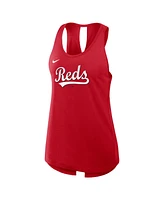 Nike Women's Red Cincinnati Reds Crisscross Performance Tank Top