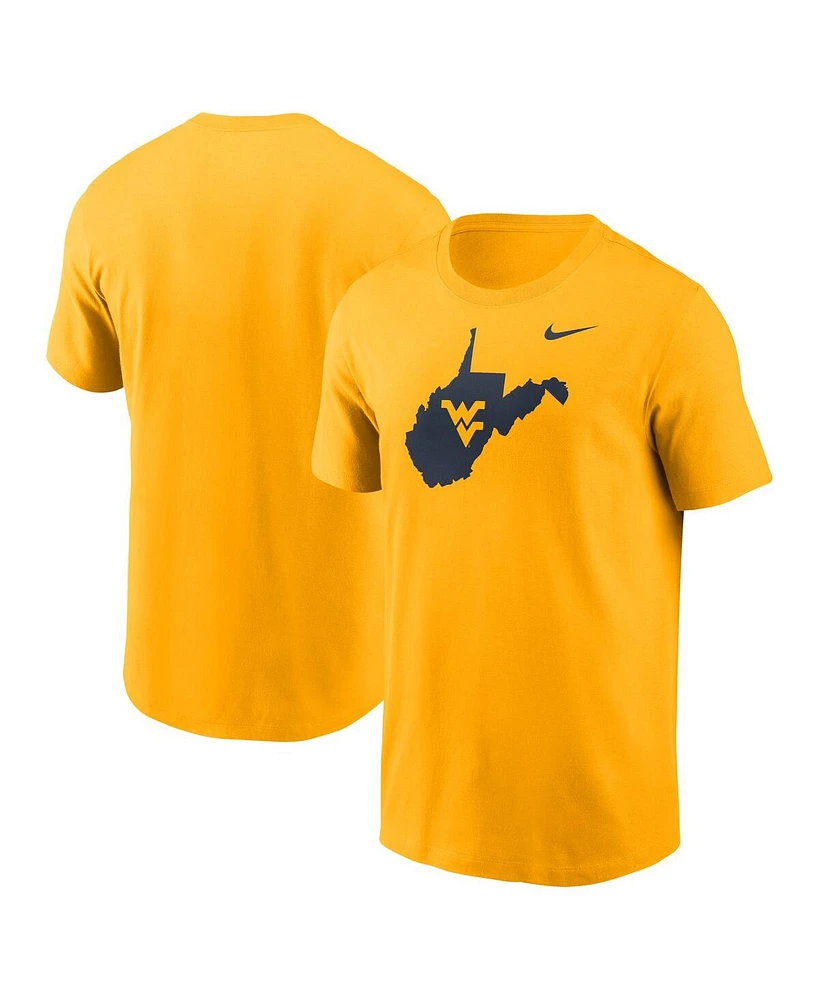 Nike Men's Gold West Virginia Mountaineers Campus Local T-Shirt