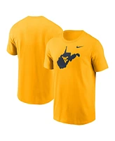 Nike Men's Gold West Virginia Mountaineers Campus Local T-Shirt