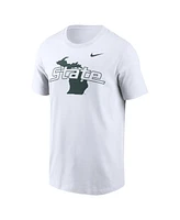 Nike Men's White Michigan State Spartans Campus Local T-Shirt