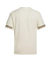 Adidas Men's Cream Miami Hurricanes Replica Baseball Jersey