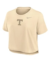 Nike Women's Tan Tennessee Volunteers Performance Cropped T-Shirt