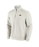 Tommy Bahama Men's Cream San Francisco Giants Sport Tobago Bay Tri-Blend Half-Zip Sweatshirt