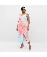 City Chic Plus Mali Print Dress