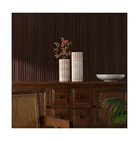 Teroi Travertine Vase Set 2