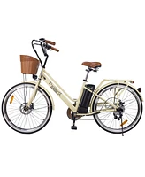 Nakto City Electric Bicycle Classic 26 Inch Pre Sale Stylish Design Efficient Performance Perfect for City and Leisure Riding