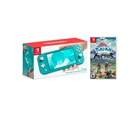 Nintendo Switch Lite Turquiose Bundle With Pokemon Legends Arceus Game