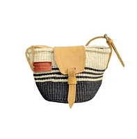 Small Balance Handmade Shoulder Kiondo Small Sisal Crossbody Bag