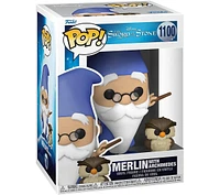 Disney The Sword in the Stone Funko Pop Vinyl Figure | Merlin w/ Archimedes