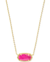 Kendra Scott Gold-Tone Elisa Pendant Necklace & Mini Ellie Stud Earrings Gift Set