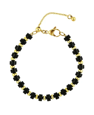Stainless Steel Beaded Bracelet