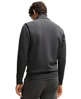 Boss by Hugo Men's Cotton-Blend Zip-Up Jacket