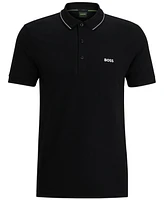 Boss by Hugo Men's Tonal Logo Slim-Fit Polo Shirt