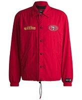 Hugo Boss x Nfl Embroidered Branding Water-Repellent Jacket