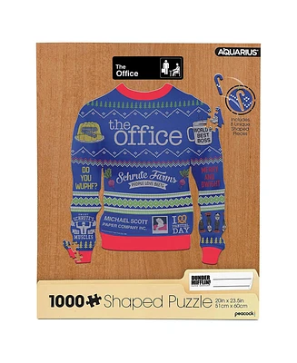 The Office Ugly Christmas Sweater Shaped 1000 Piece Jigsaw Puzzle