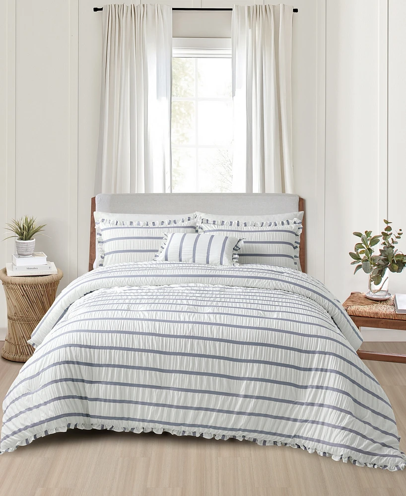 Kona Seersucker 4-Pc. Comforter Sets