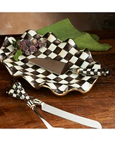 Mackenzie-Childs Courtly Check Ceramic Serving Platter