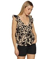 Sanctuary Women's The Time Off Printed Sleeveless Top