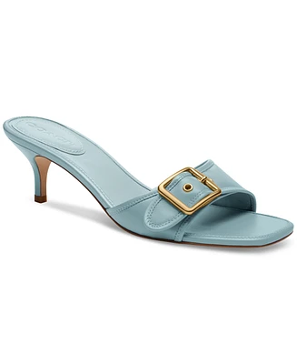 Coach Women's Margot Kitten-Heel Slide Sandals