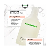 Dealbodies High Gear Aha Clarifying Body Wash