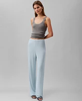 Calvin Klein Women's Shiny Pull-On Pants