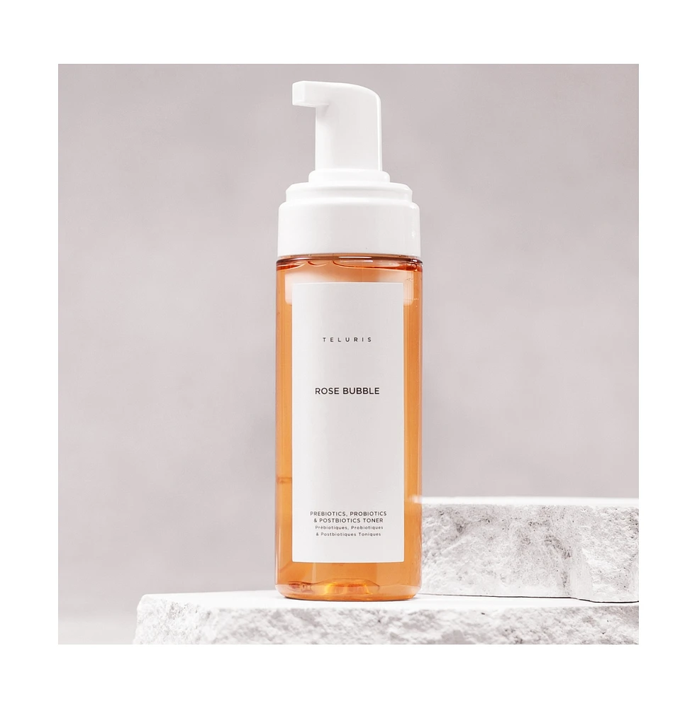 Teluris Rose Bubble Pre, Pro & Postbiotics Toner