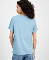 Grayson Threads, The Label Juniors' Crewneck Bronco T-Shirt