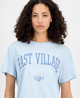 Grayson Threads, The Label Juniors' Crewneck East Village T-Shirt