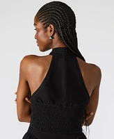 Steve Madden Women's Winnie Halter Crop Top